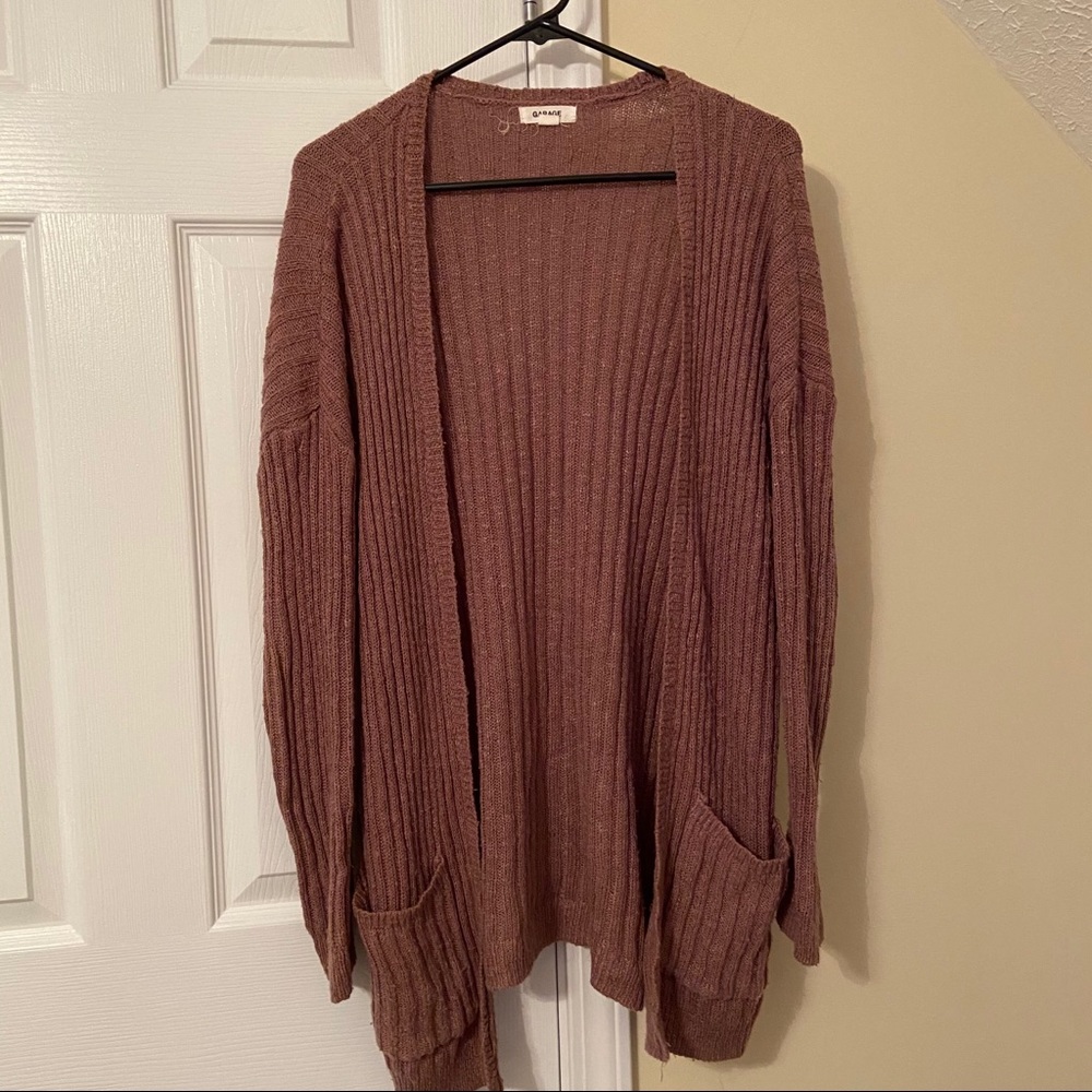 Mauve cardigan